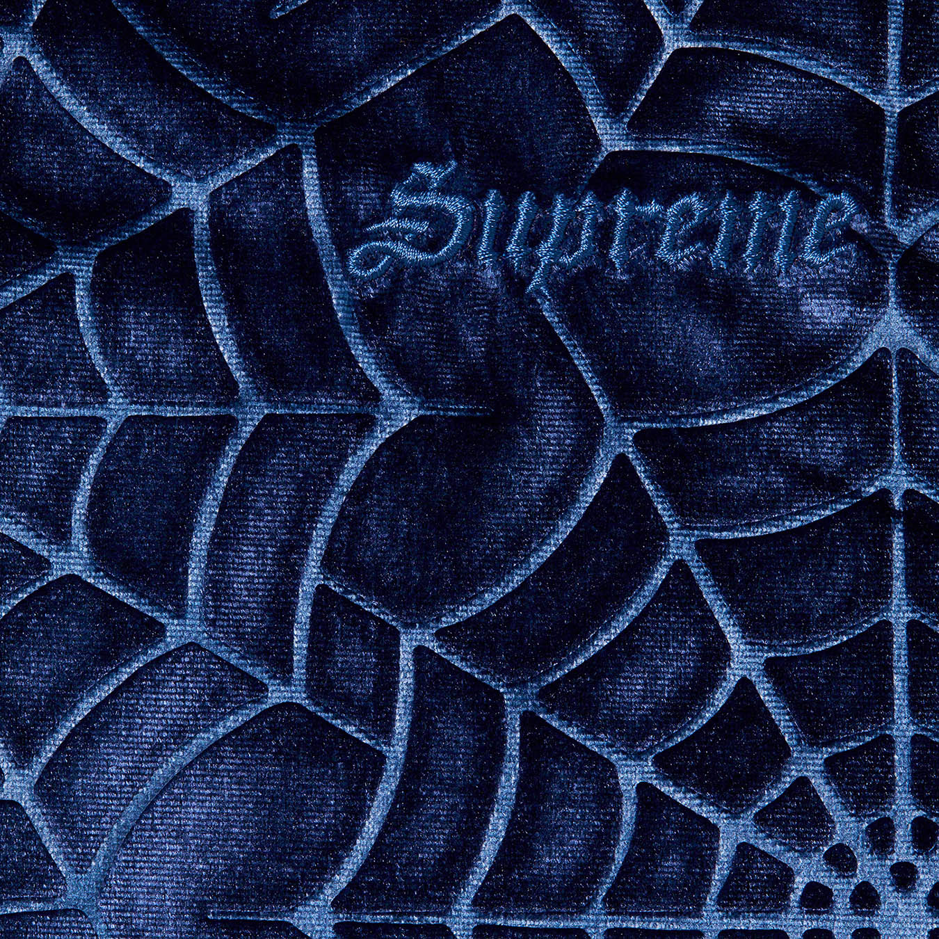 Supreme Spider Web Velvet S/S Shirt