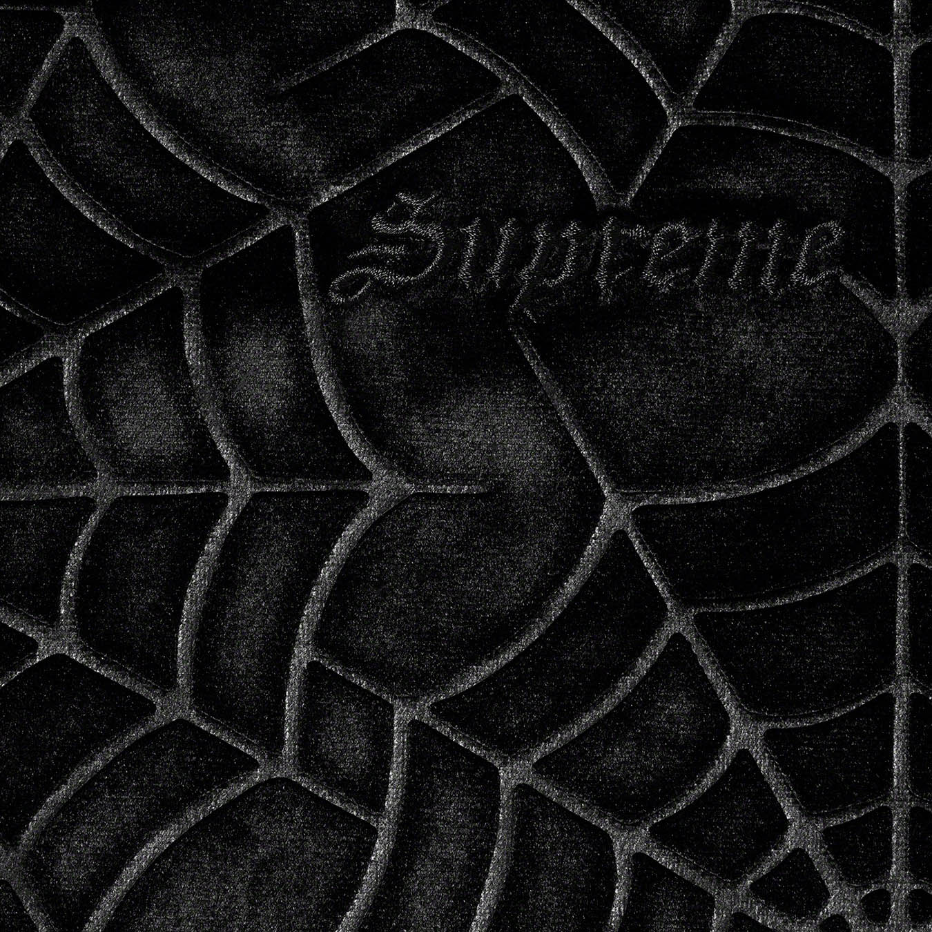 Supreme Spider Web Velvet S/S Shirt