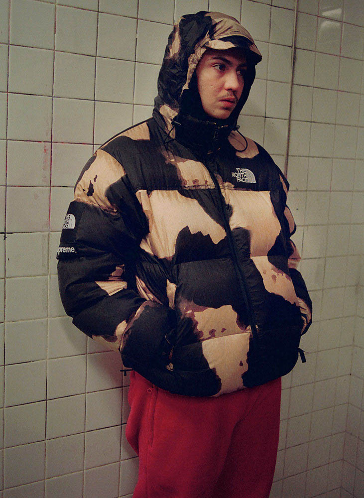 Supreme the North Face Bleached Nuptse M www.krzysztofbialy.com