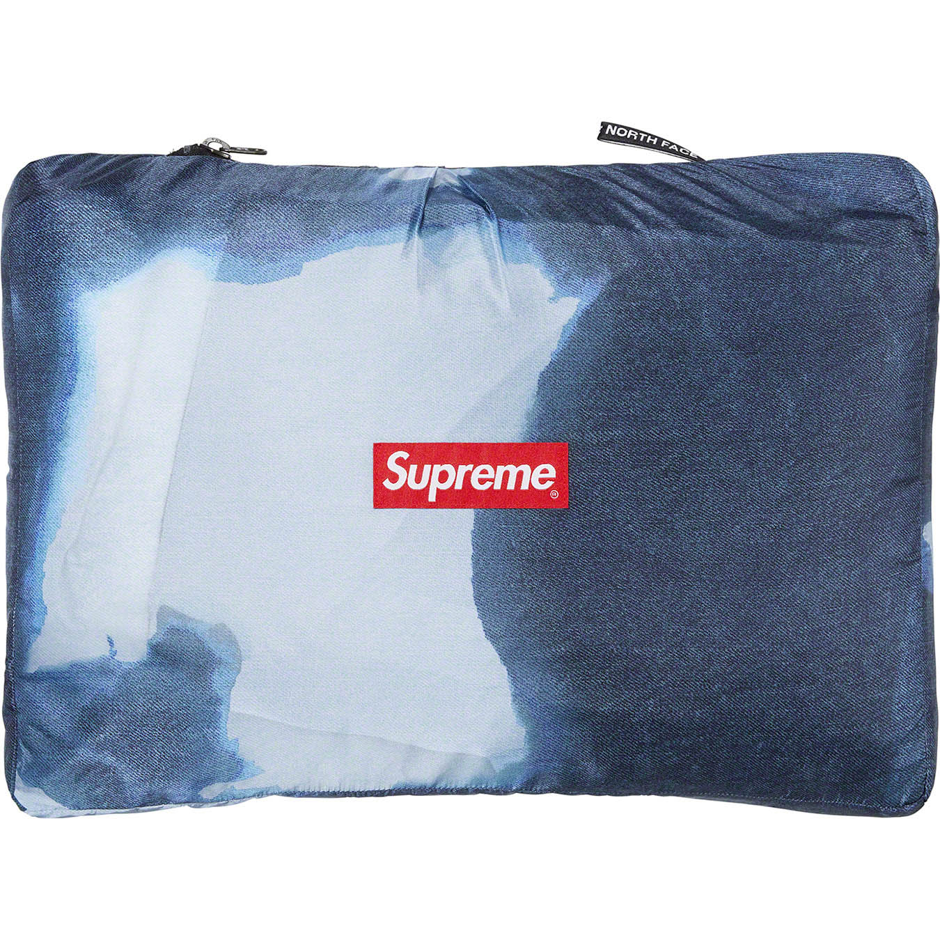 Supreme®/The North Face® Bleached Denim Print Nuptse Jacket | Supreme 21fw