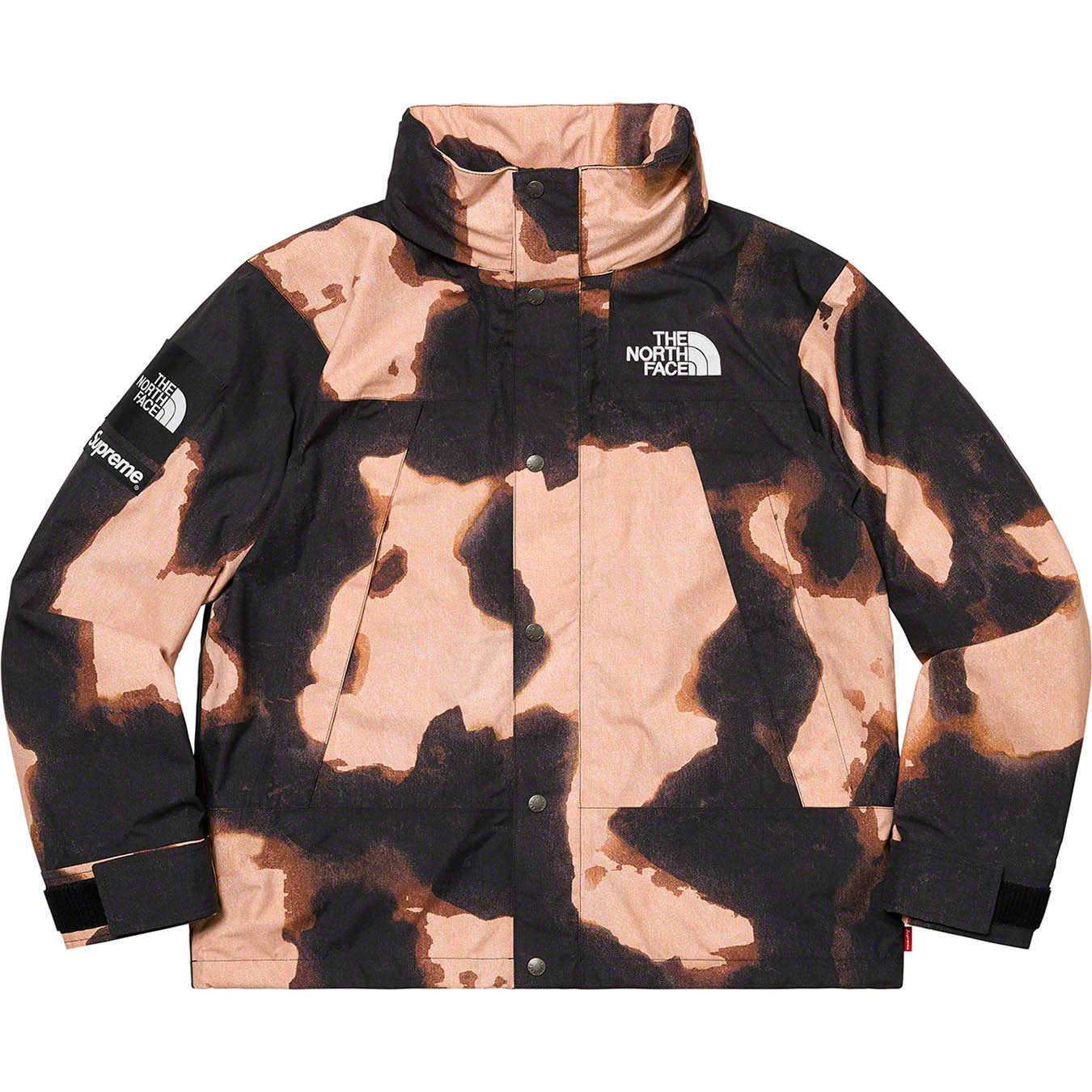 Supreme®/The North Face® Bleached Denim Print Mountain Jacket