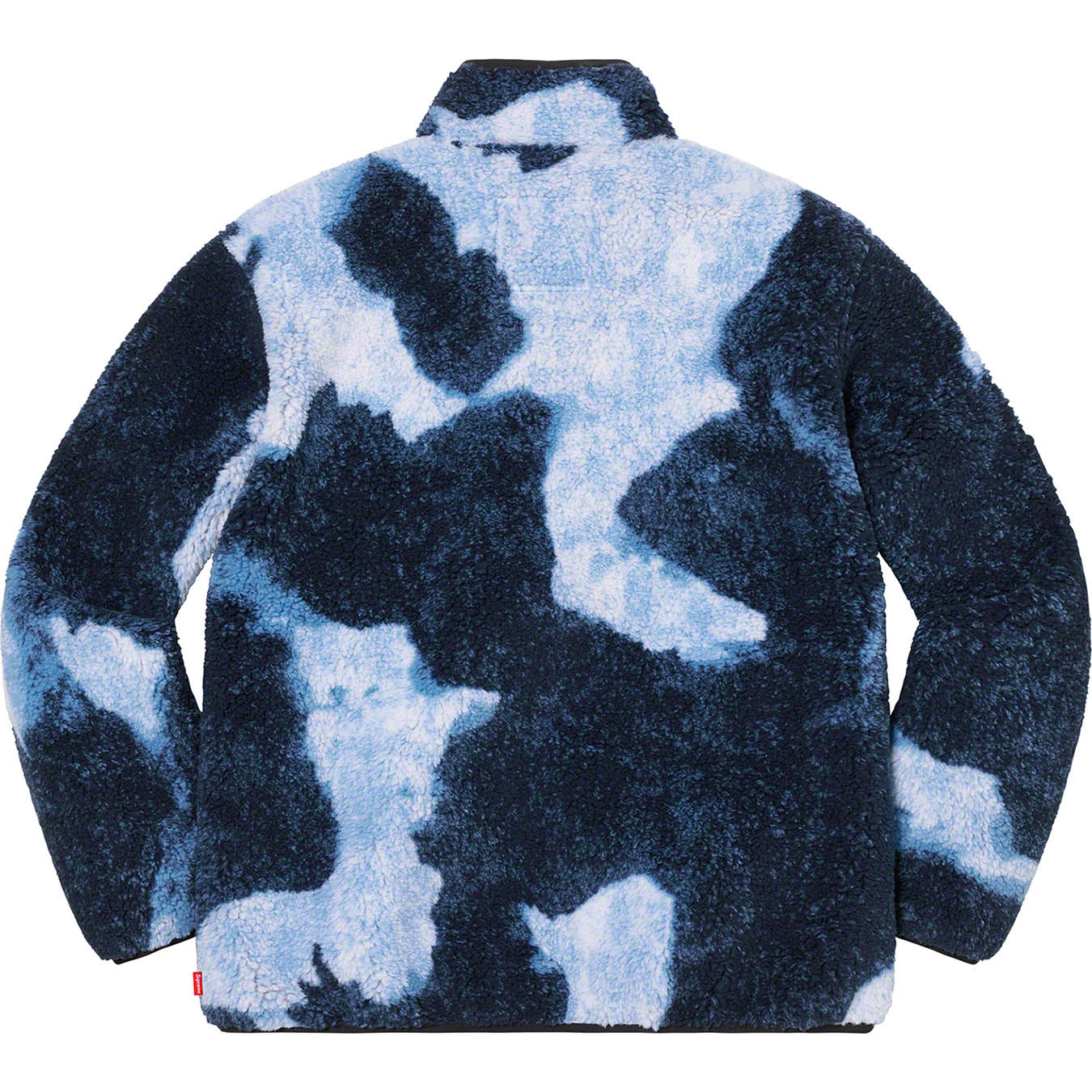 Supreme®/The North Face® Bleached Denim Print Fleece Jacket