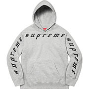 Raised Embroidery Hooded Sweatshirt | Supreme 21fw