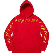 Supreme Raised Embroidery Hooded Sweatshirt