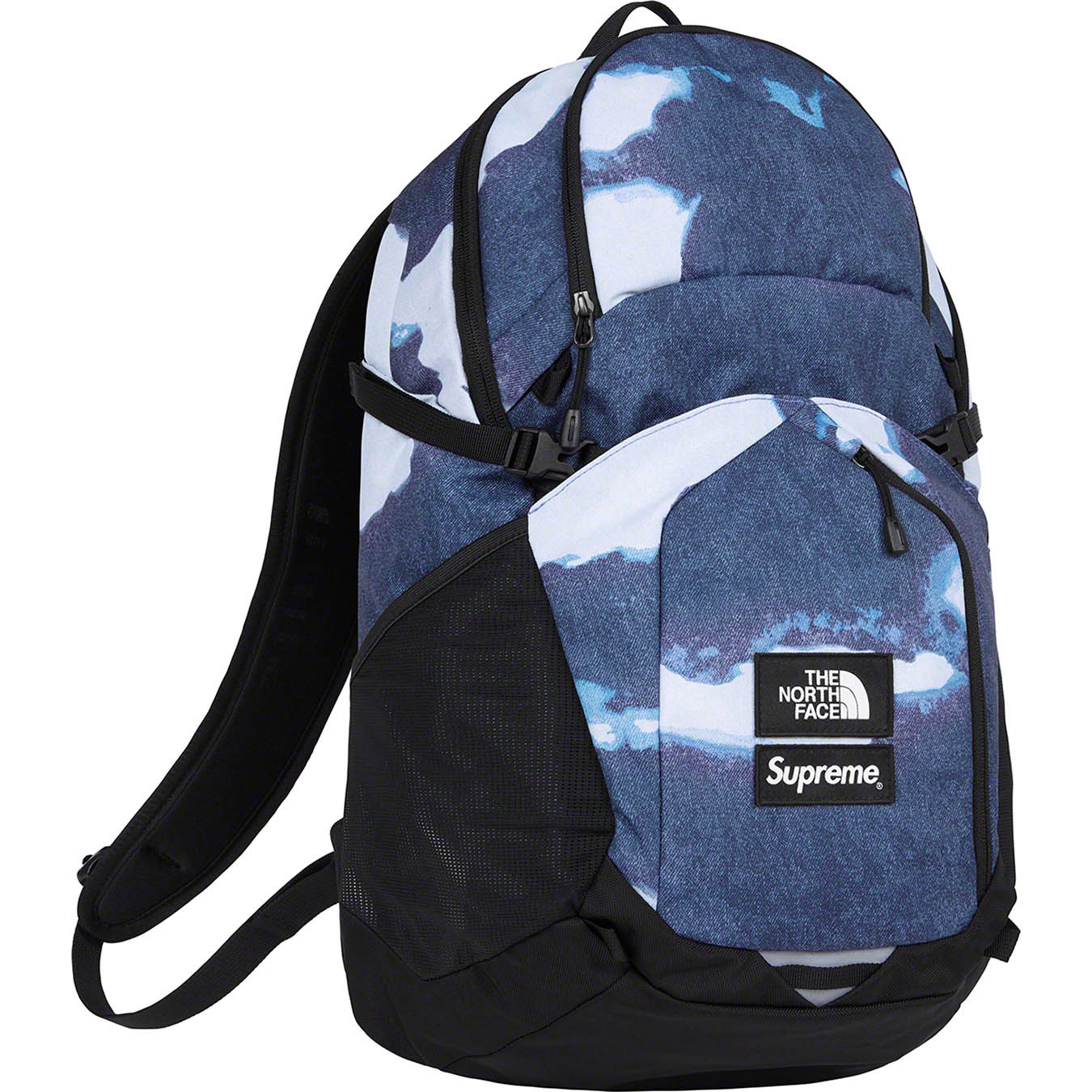 Supreme®/The North Face® Bleached Denim Print Pocono Backpack