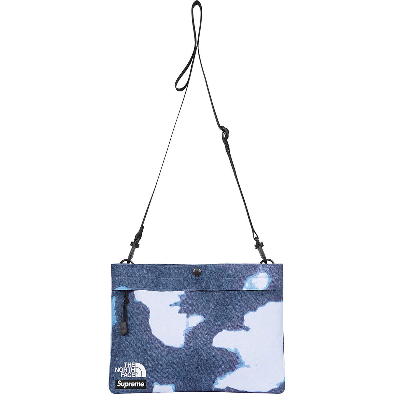 Supreme®/The North Face® Bleached Denim Print Shoulder Bag