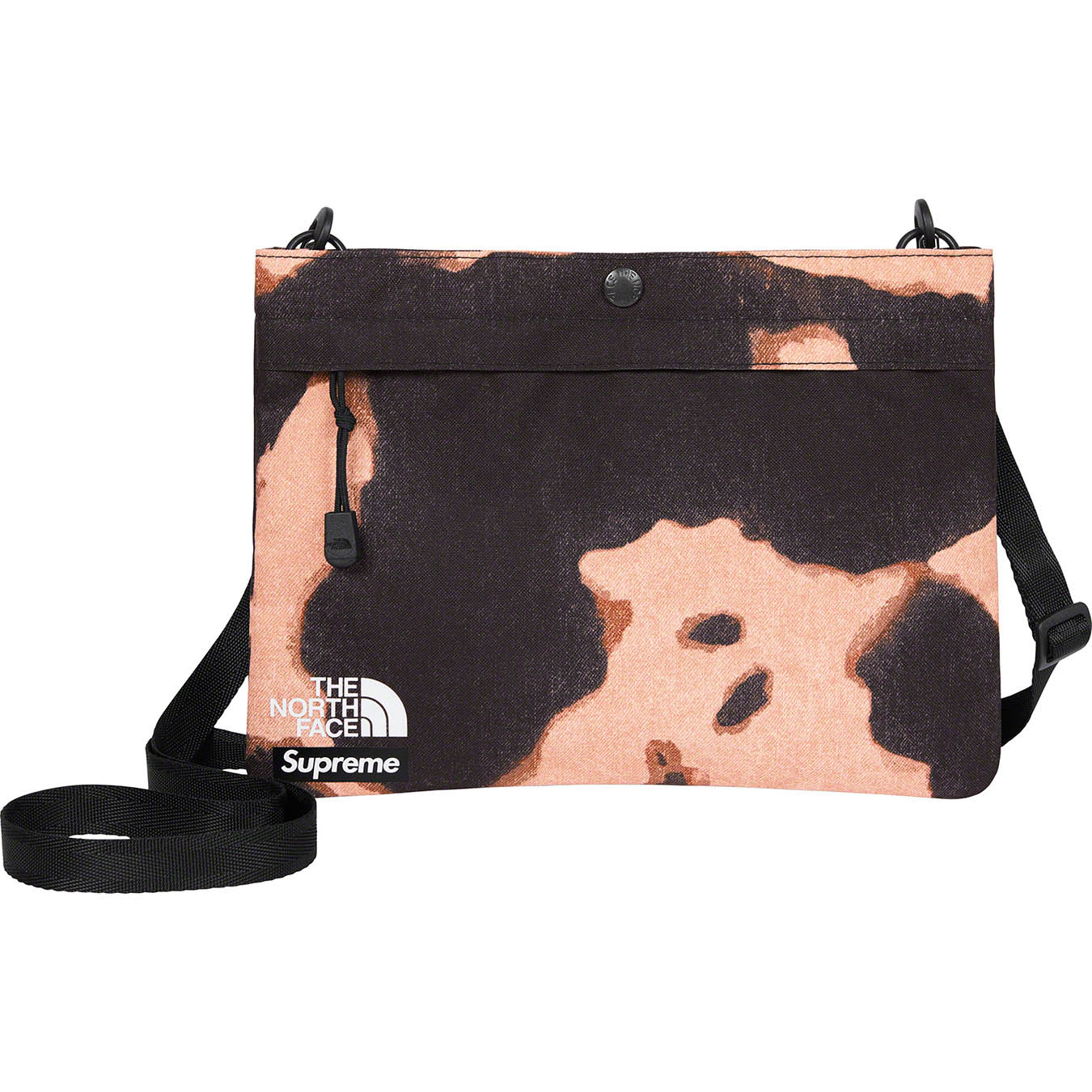 Supreme®/The North Face® Bleached Denim Print Shoulder Bag | Supreme 21fw