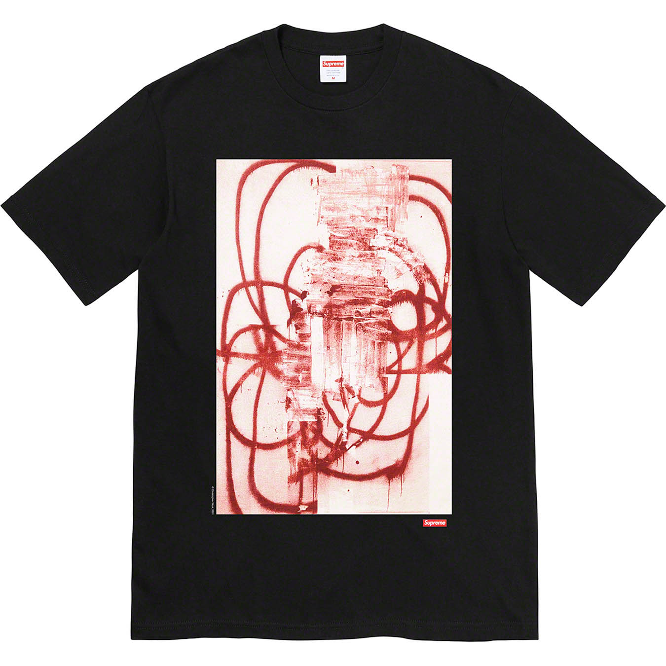 SUPREME シュプリーム 21AW×Christopher Wool S/S Shirt クリストファーウール 花柄半袖シャツ 総柄 ブラック