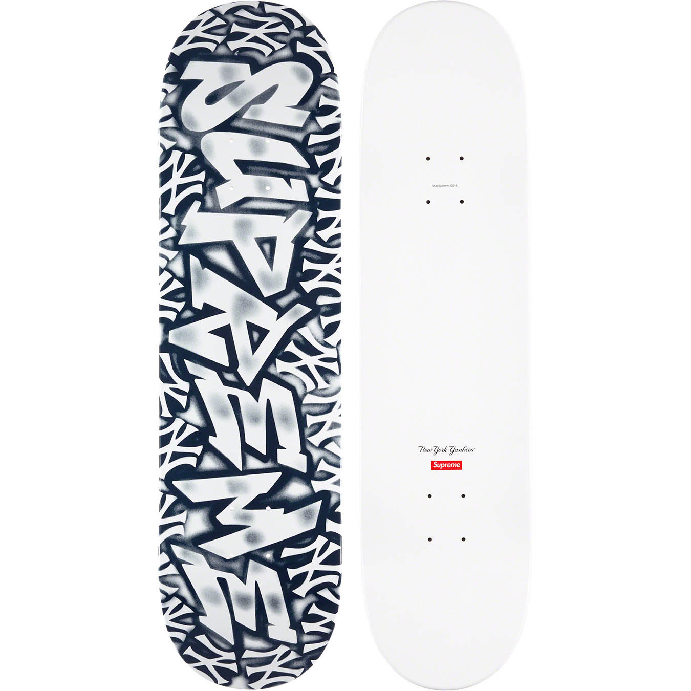 Supreme®/New York Yankees™ Airbrush Skateboard