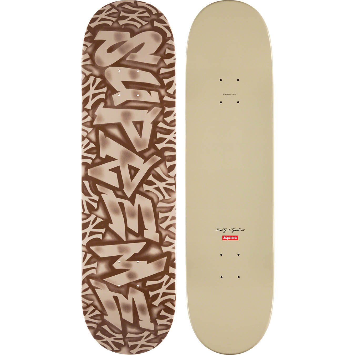 SUPREME シュプリーム 15SS New York Yankees '47 Brand Skateboard スケートボード デッキ ニューヨーク ヤンキース