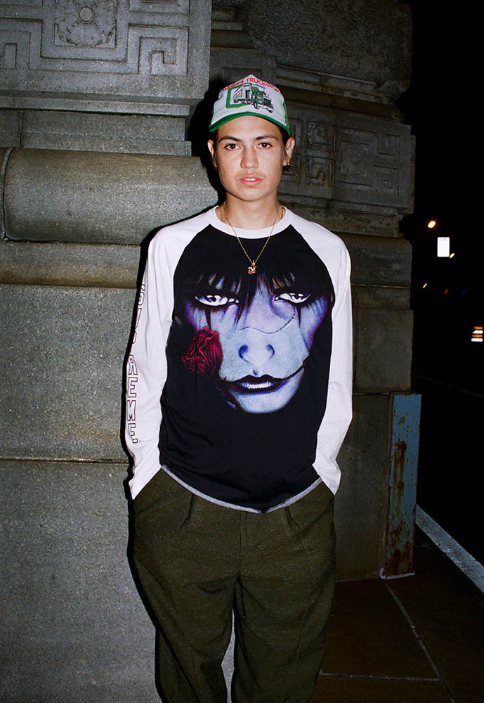 Supreme/The Crow Raglan L/S Top