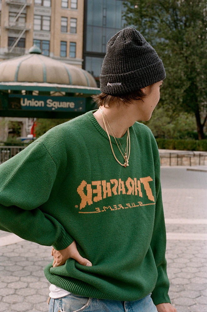 Supreme®/Thrasher® Sweater | Supreme 21fw