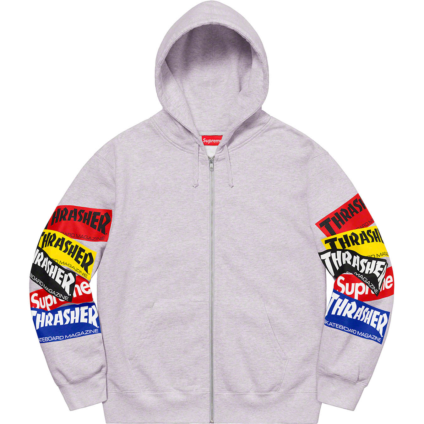 美品Supreme Thrasher boxLogo Zip Up Hooded状態美品