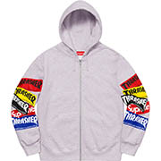 Supreme®/Thrasher® Multi Logo Zip Up Hooded Sweatshirt
