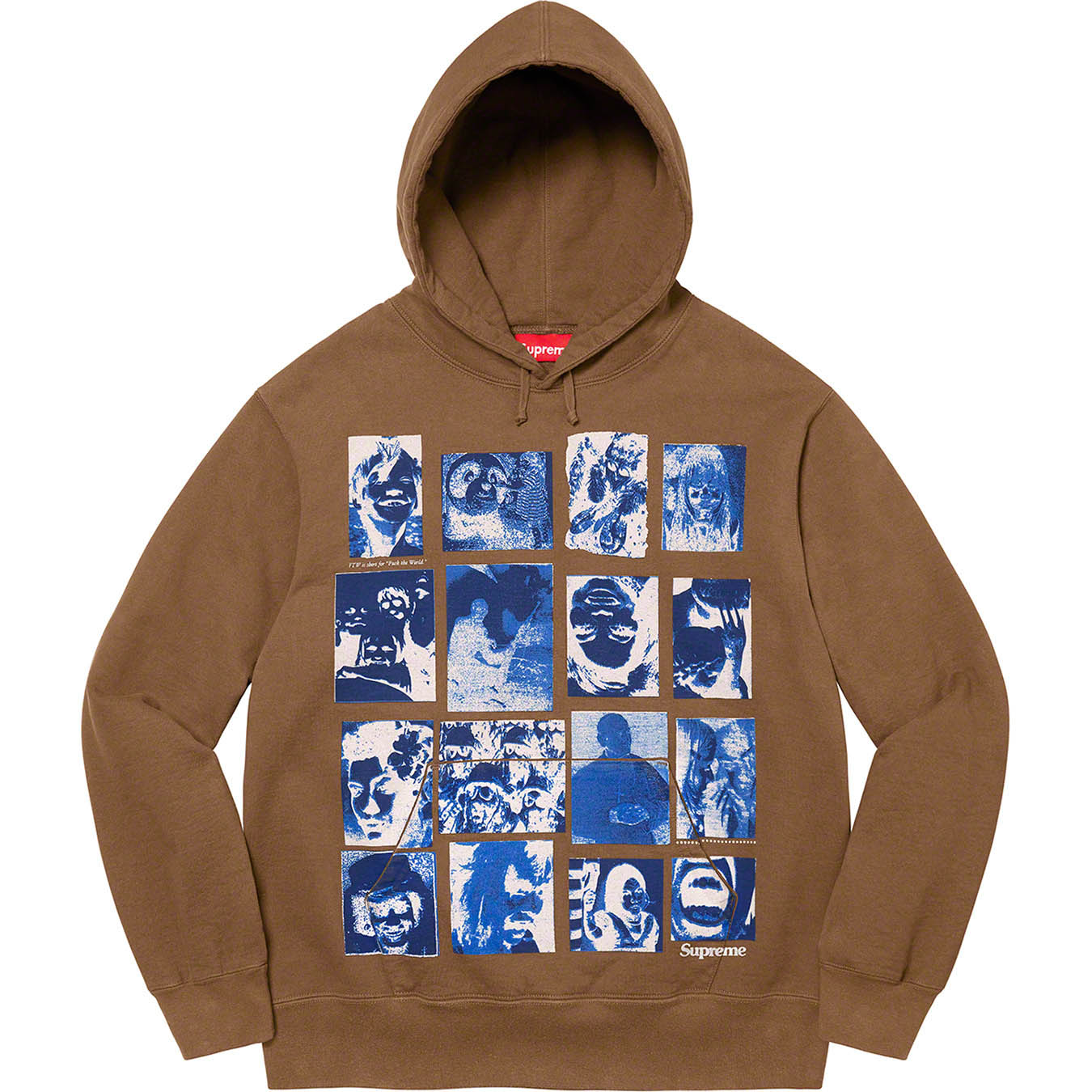 Collage Grid Hooded Sweatshirt | Supreme 21fw