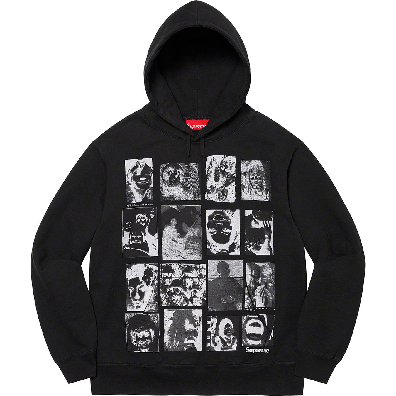 Supreme Collage Grid Hooded Sweatshirt