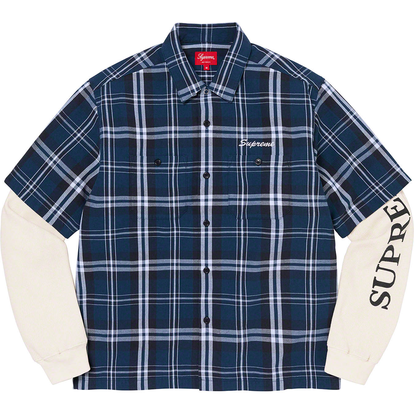 supreme Thermal Sleeve Work Shirt