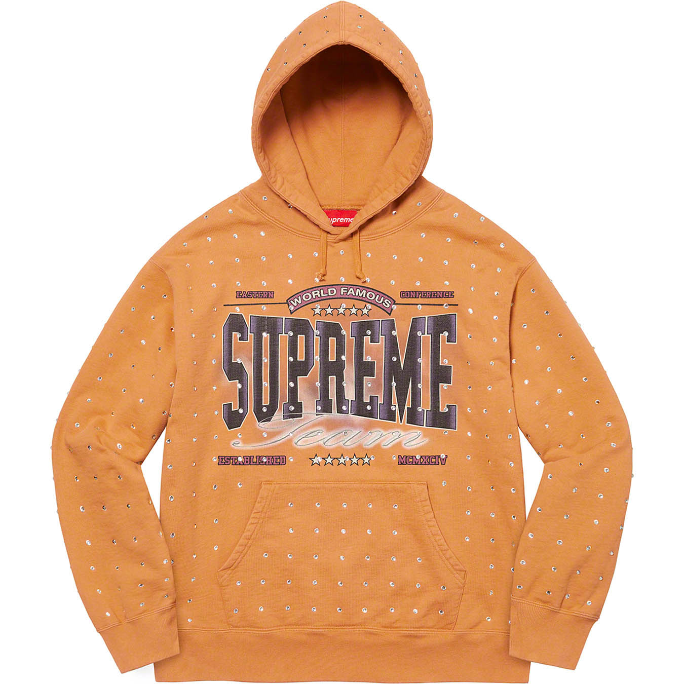 Supreme Rhinestone Hooded Sweatshirt