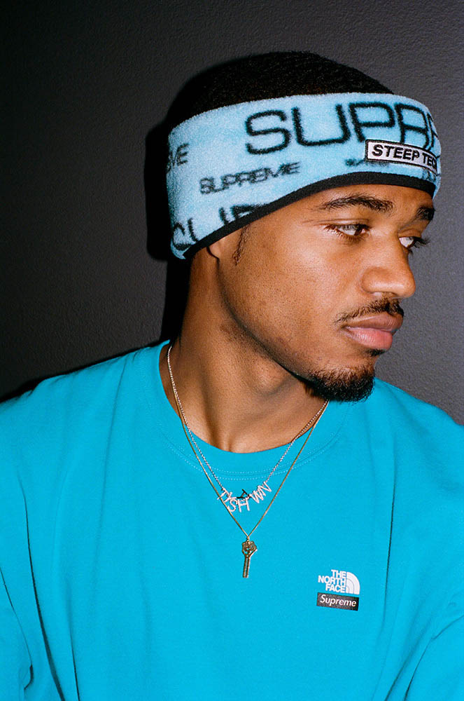 supreme TNF steep tech headband-