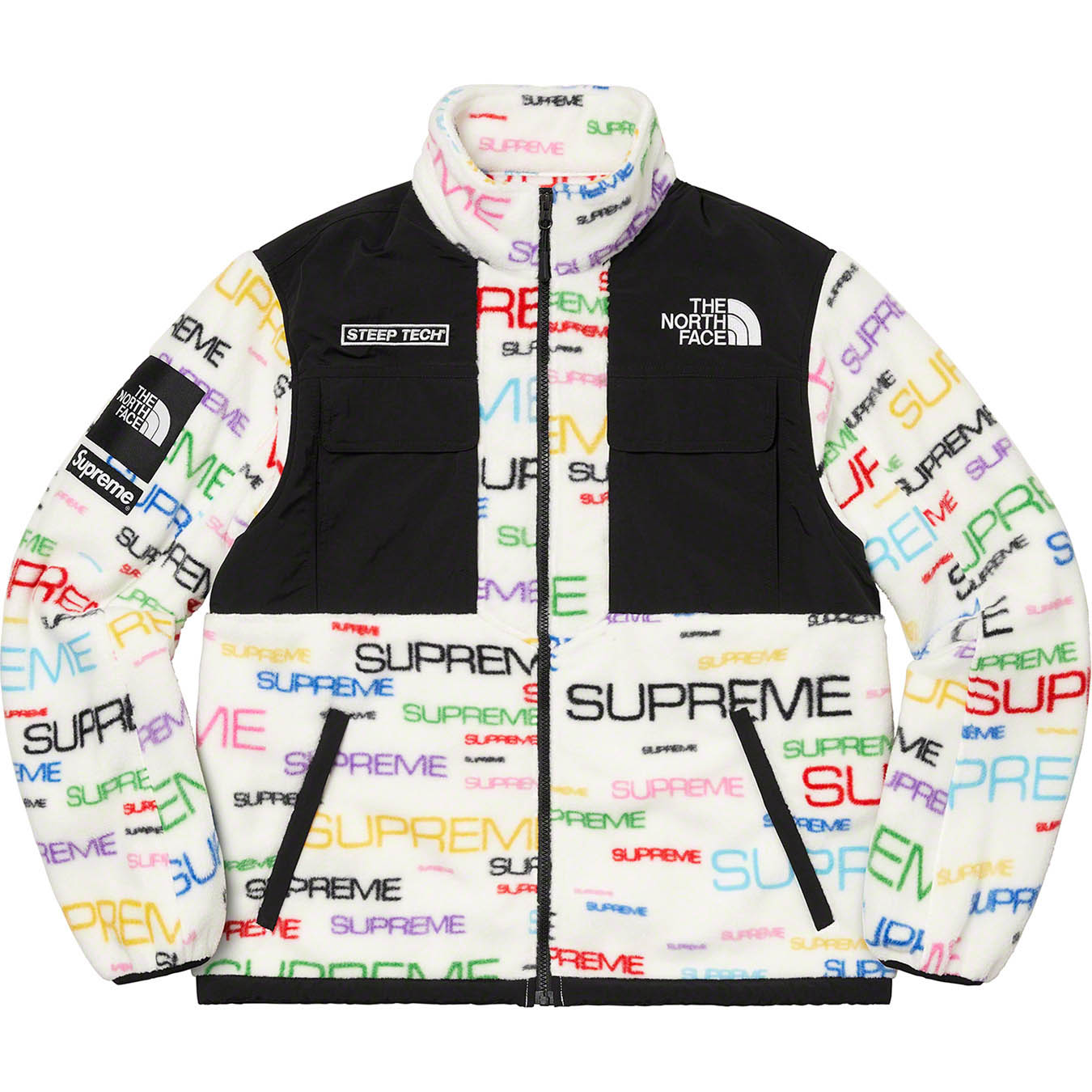 supreme week9 north face fleece jacket