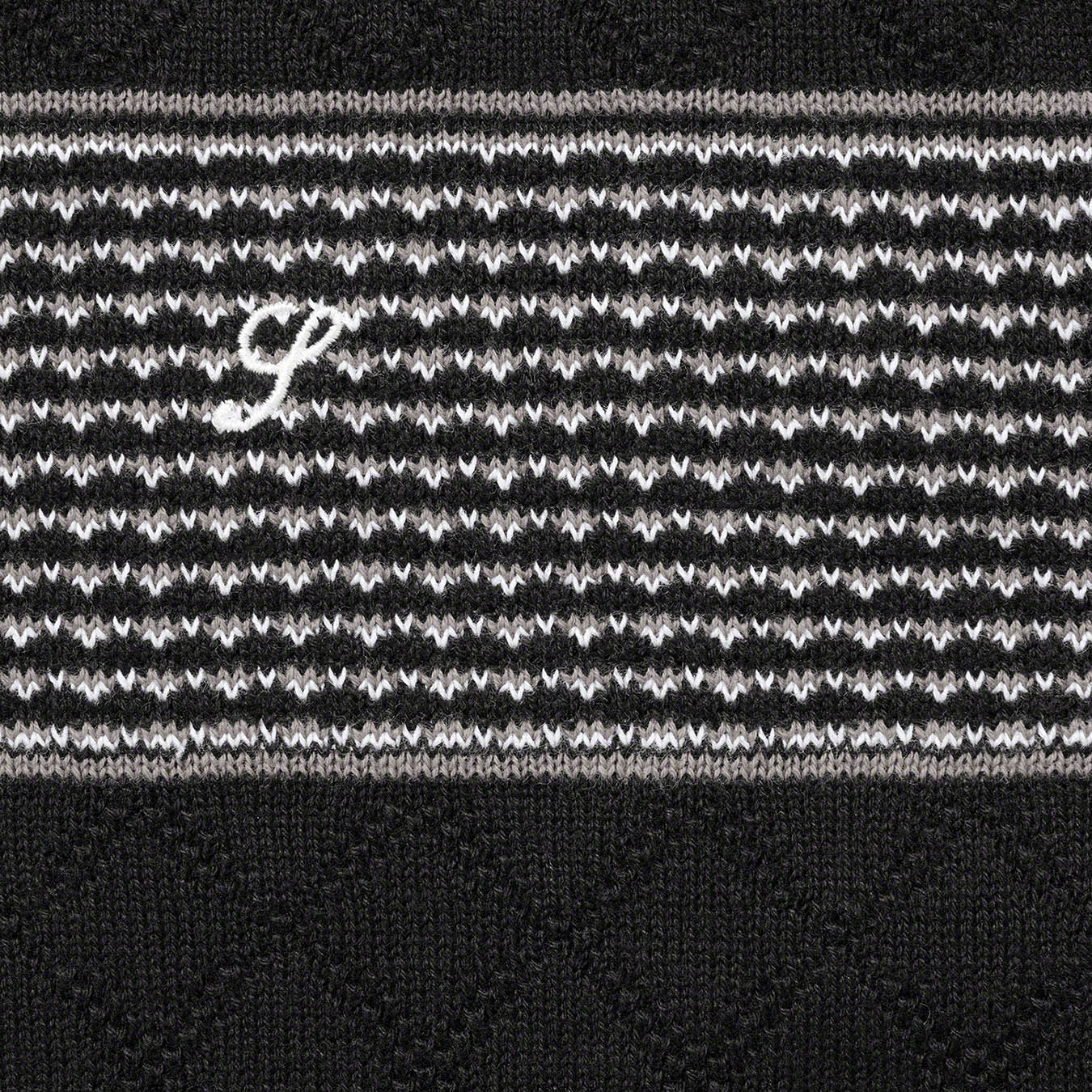 Supreme Knit Stripe L/S Polo