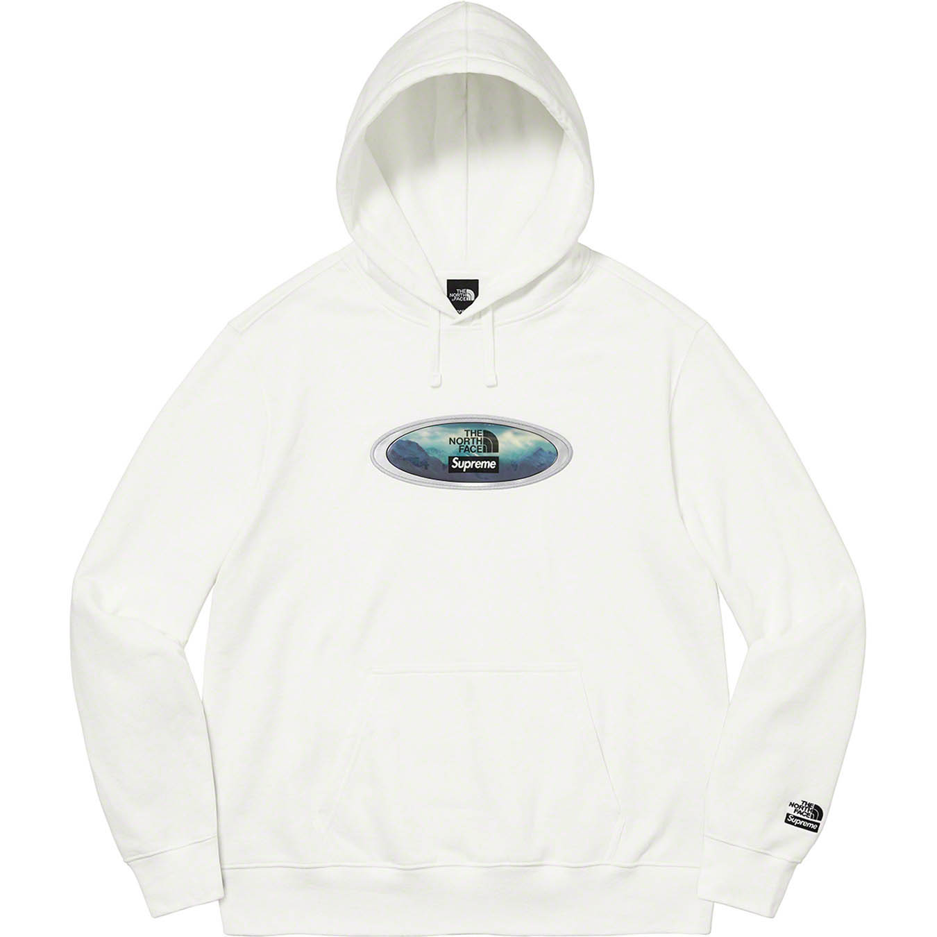 Supreme®/The North Face® Lenticular Mountains Hooded Sweatshirt 