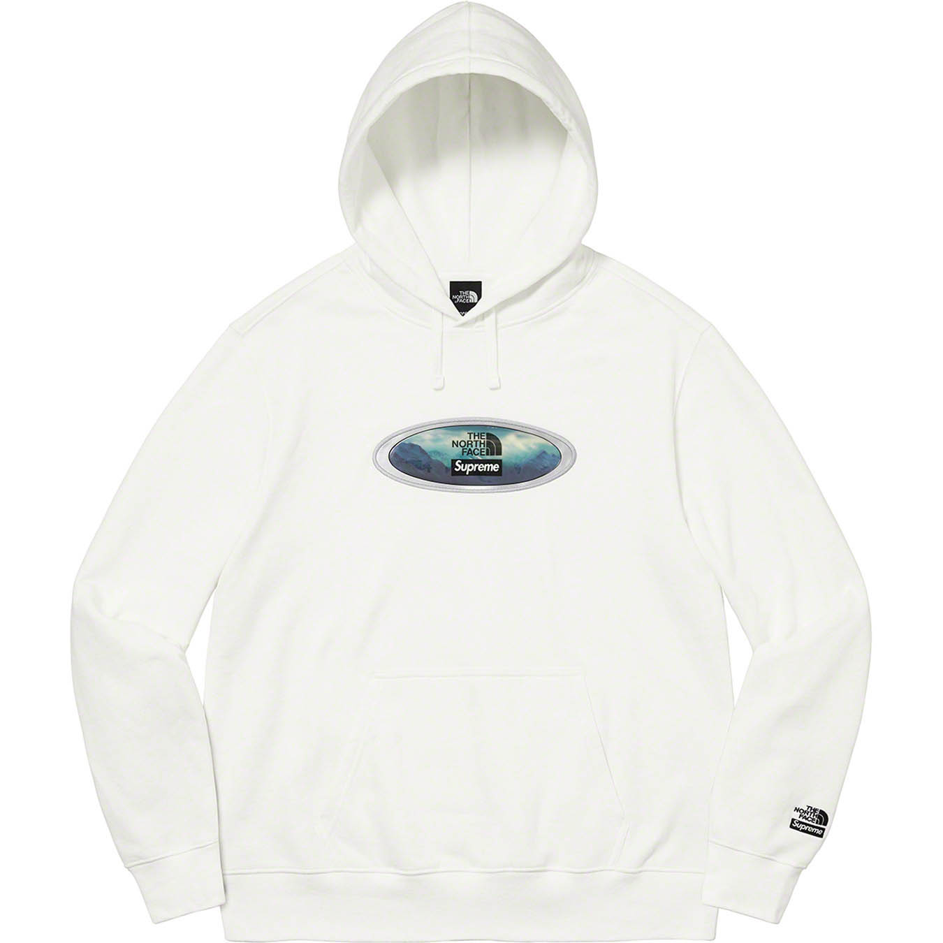 Supreme®/The North Face® Lenticular Mountains Hooded Sweatshirt ...