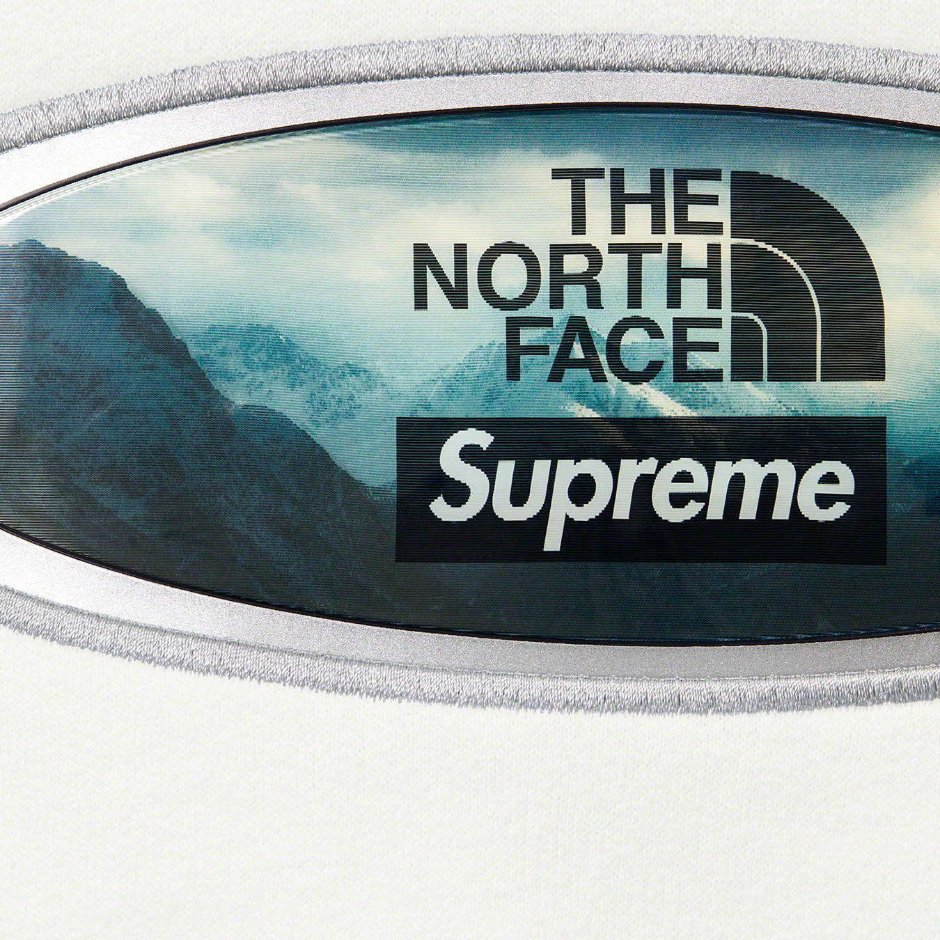 Supreme®/The North Face® Lenticular Mountains Hooded Sweatshirt