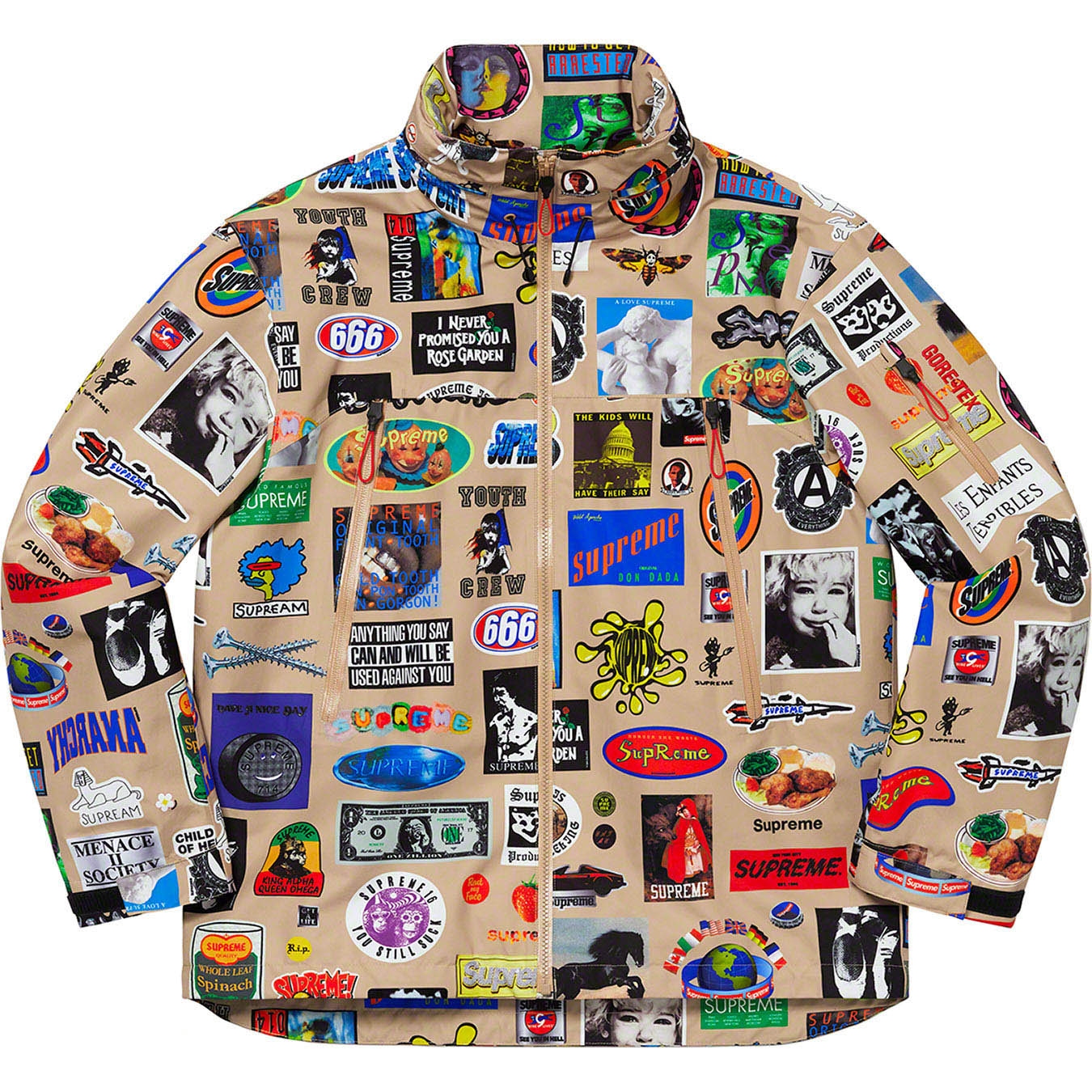 GORE-TEX Stickers Shell Jacket | Supreme 21ss