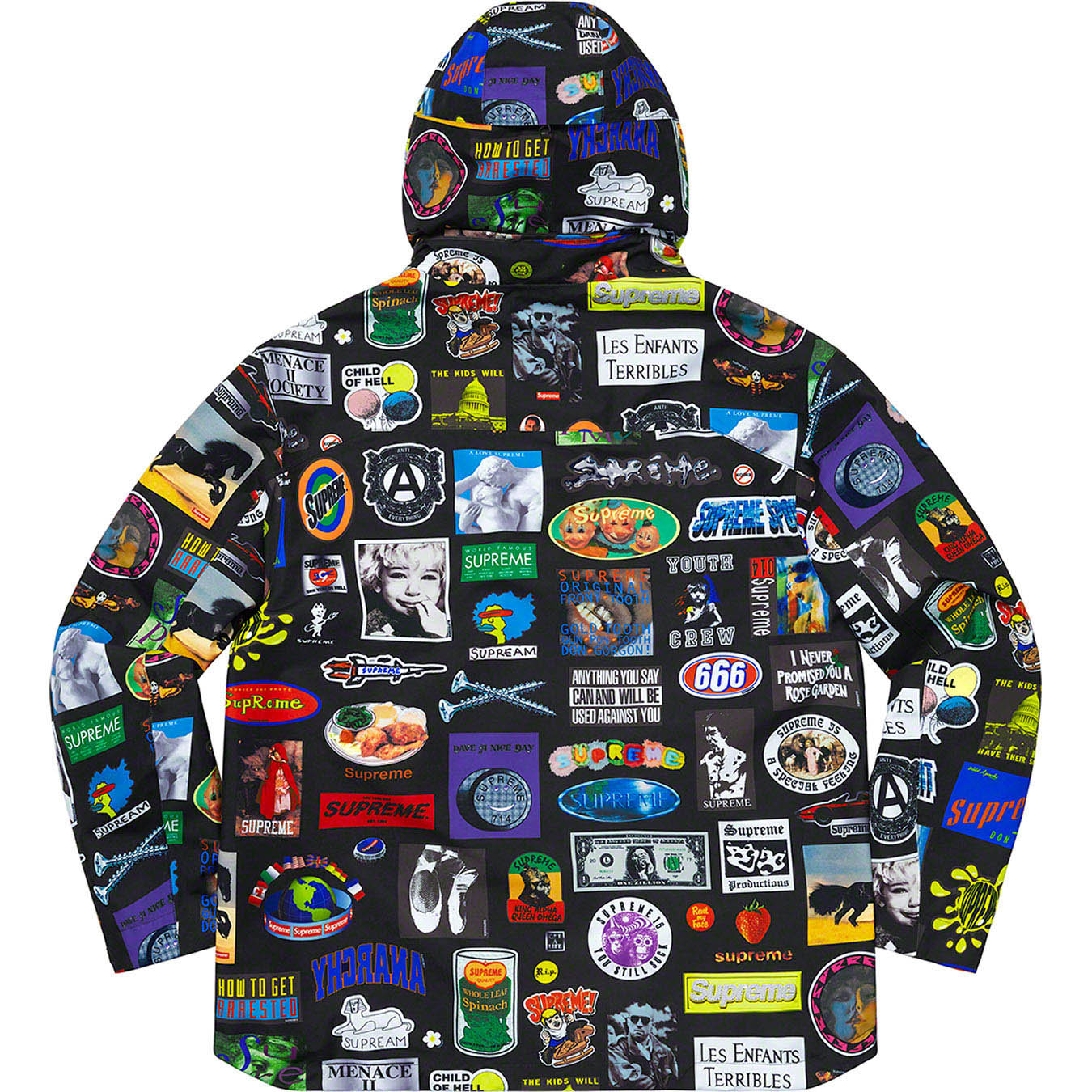 WEB限定カラー Supreme GORE-TEX Stickers Shell Jacket sitedev