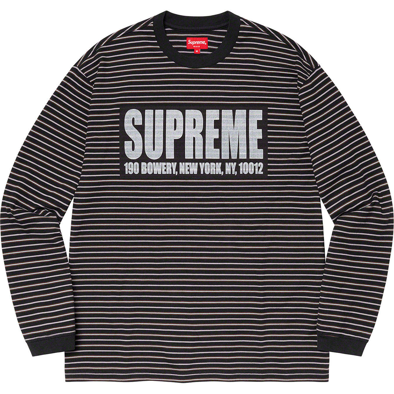 Supreme Thin Stripe L/S Top