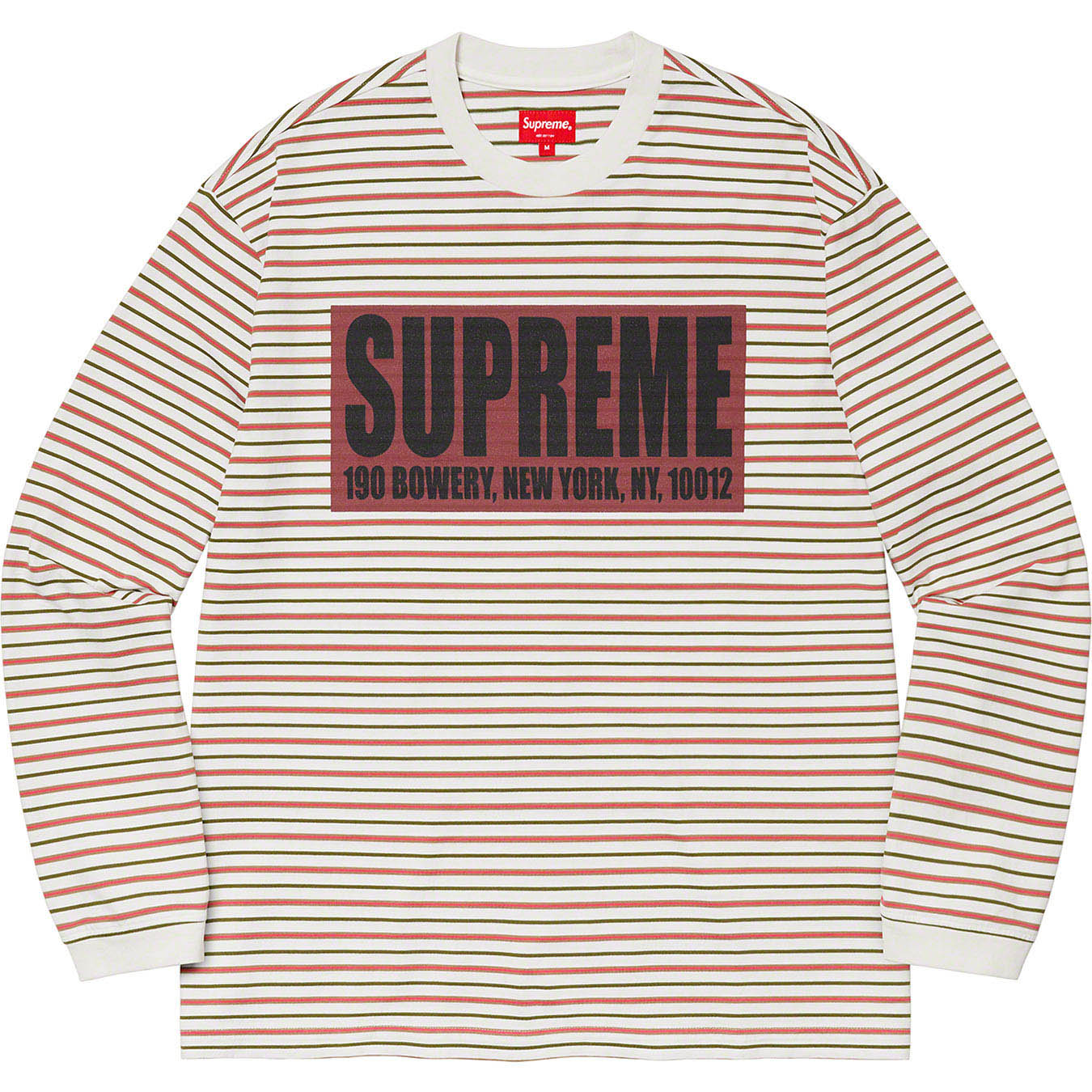 Supreme Thin Stripe L/S Top