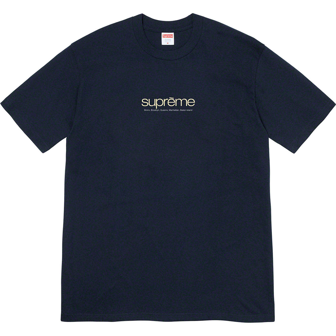 supreme 21ss Five Boroughs Tee tシャツ　白　Mメンズ