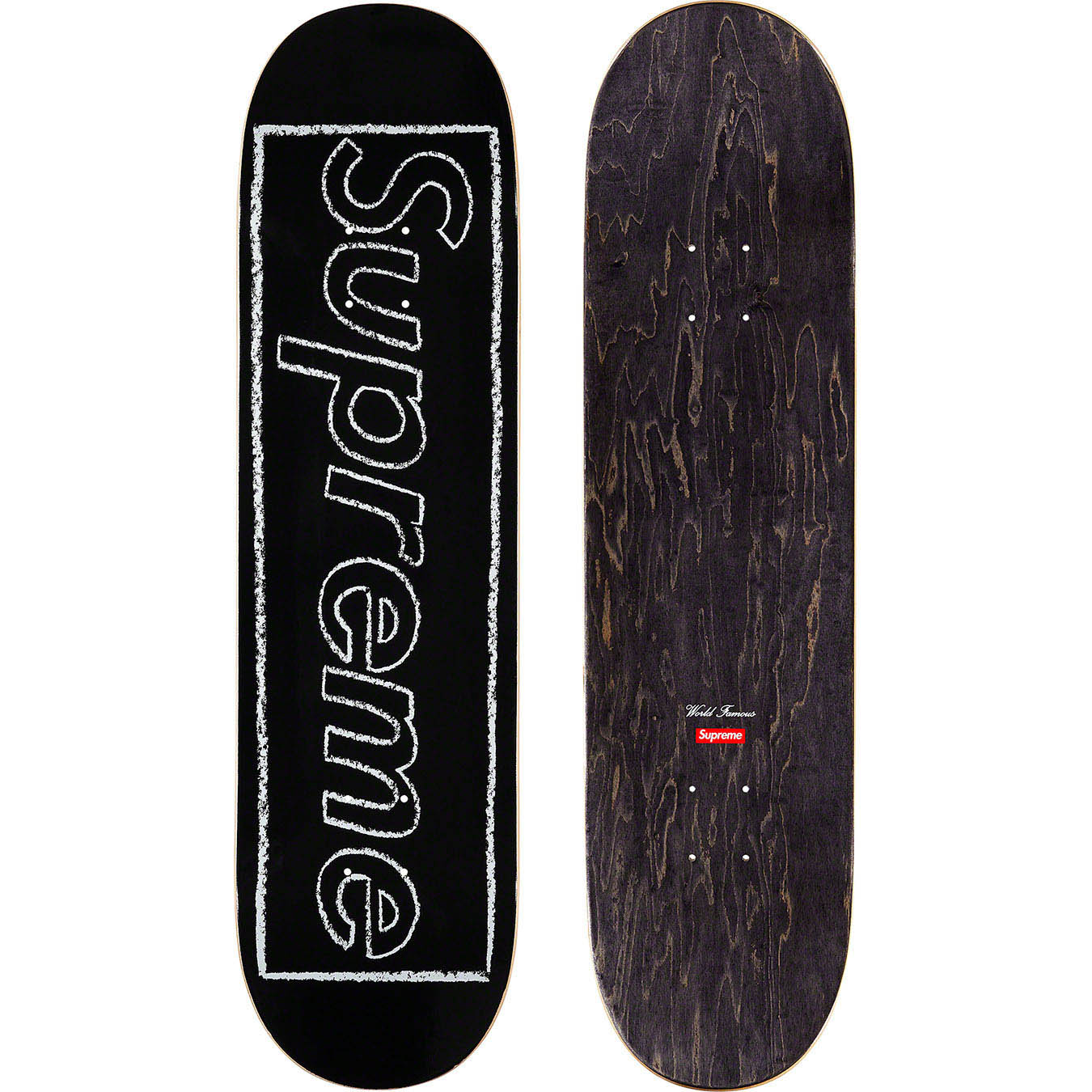 Supreme KAWS Chalk Logo Skateboard