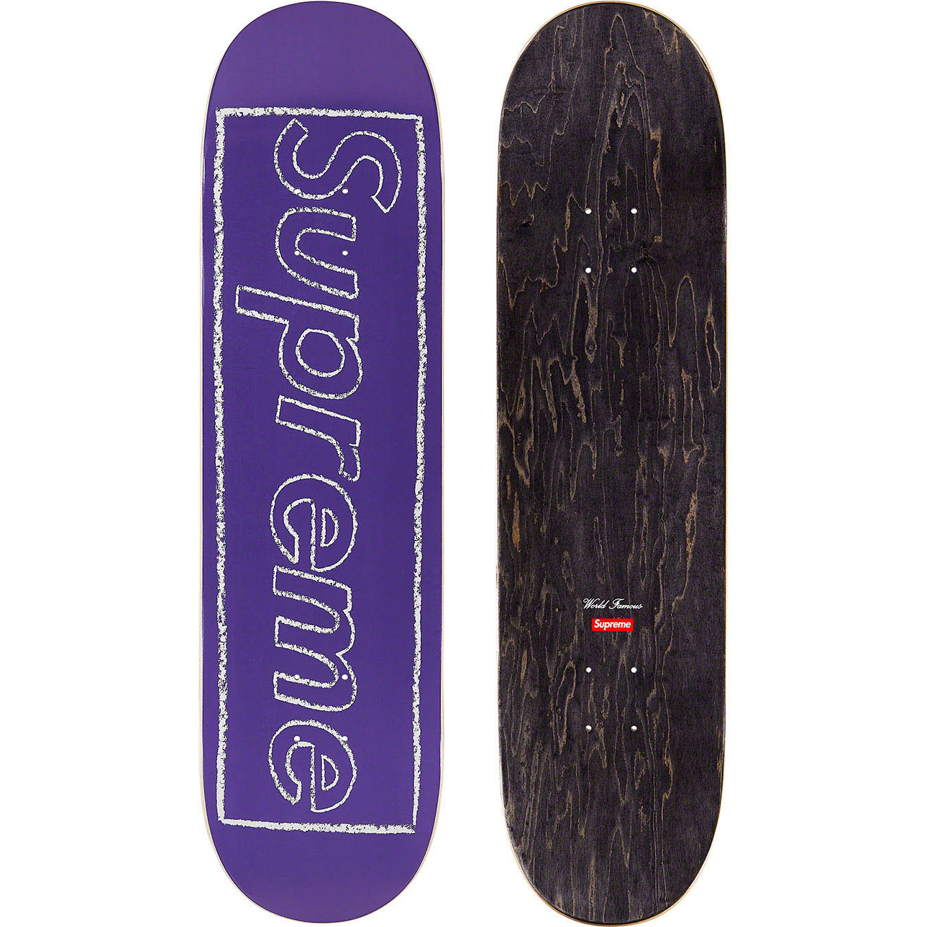 KAWS Chalk Logo Skateboard | Supreme 21ss