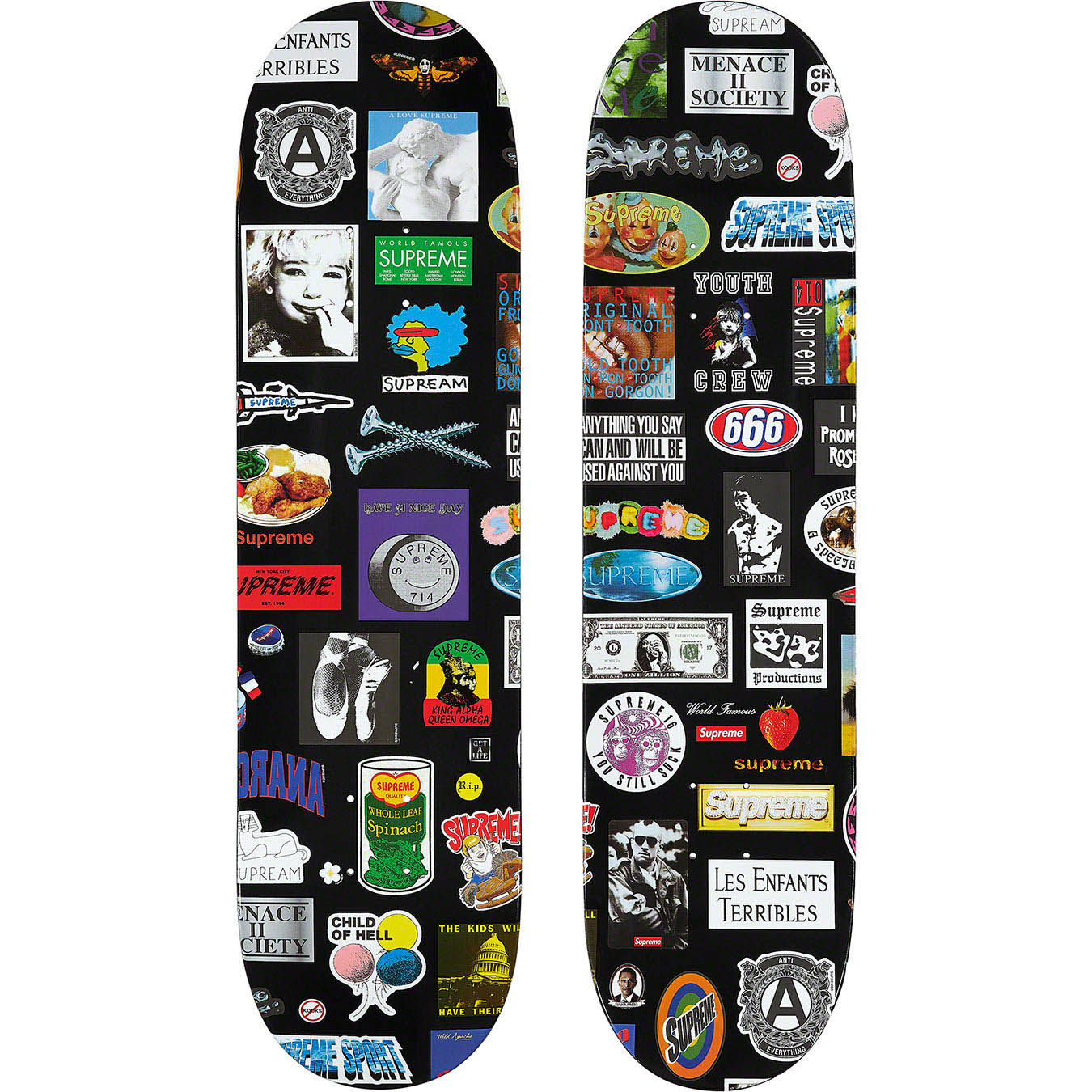 Stickers Skateboard | Supreme 21ss