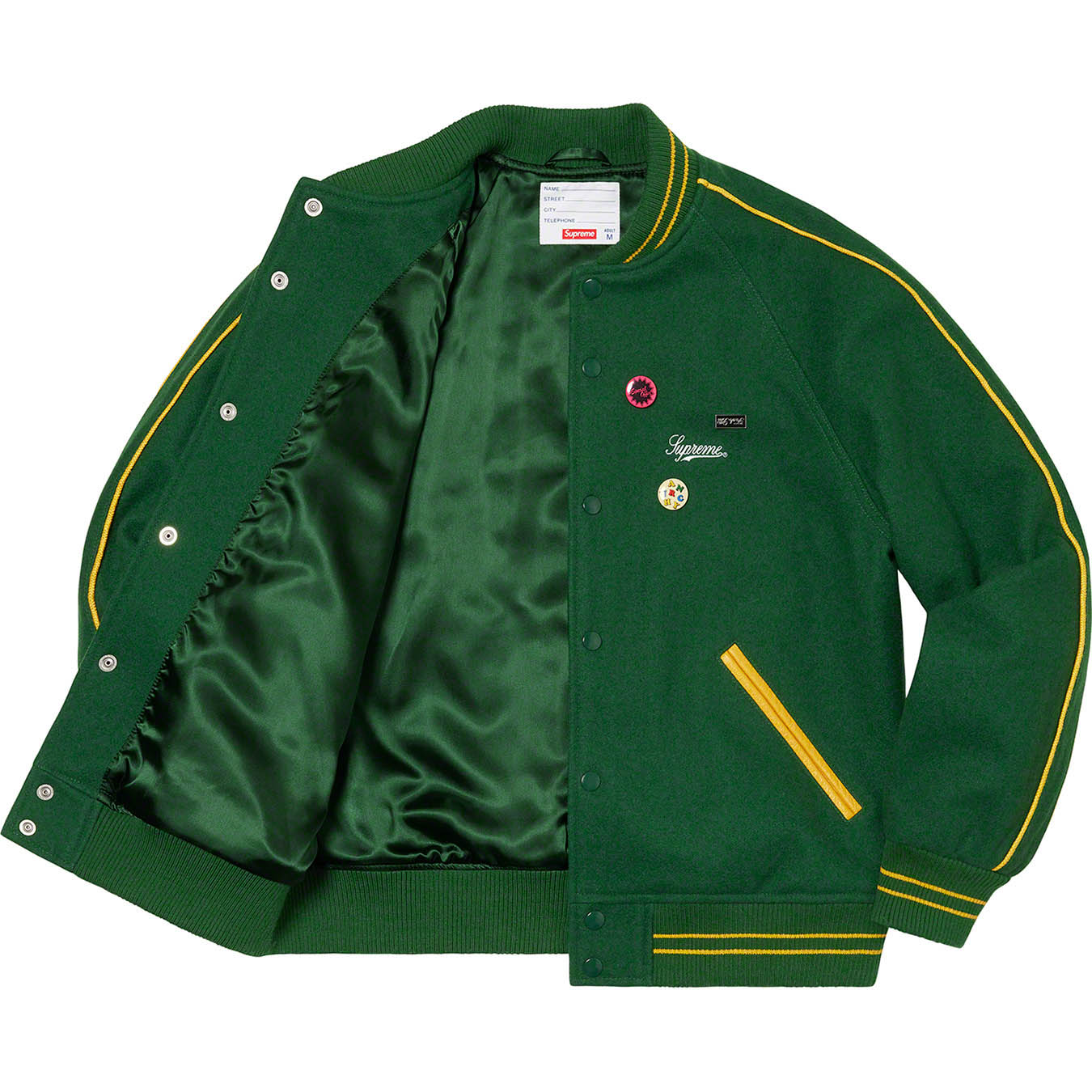 Supreme - 赤 S Supreme Shoulder Logo Track Jacketの+aethiopien