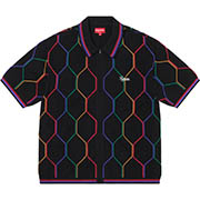 Supreme Hex Zip Up Polo