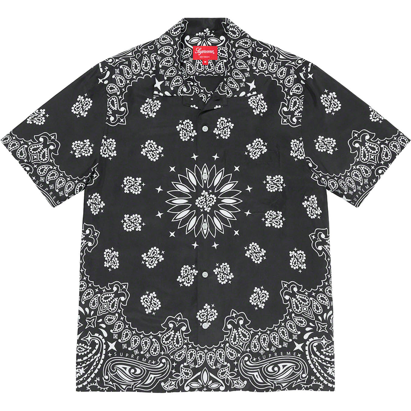 Supreme Bandana Silk S/S Shirt