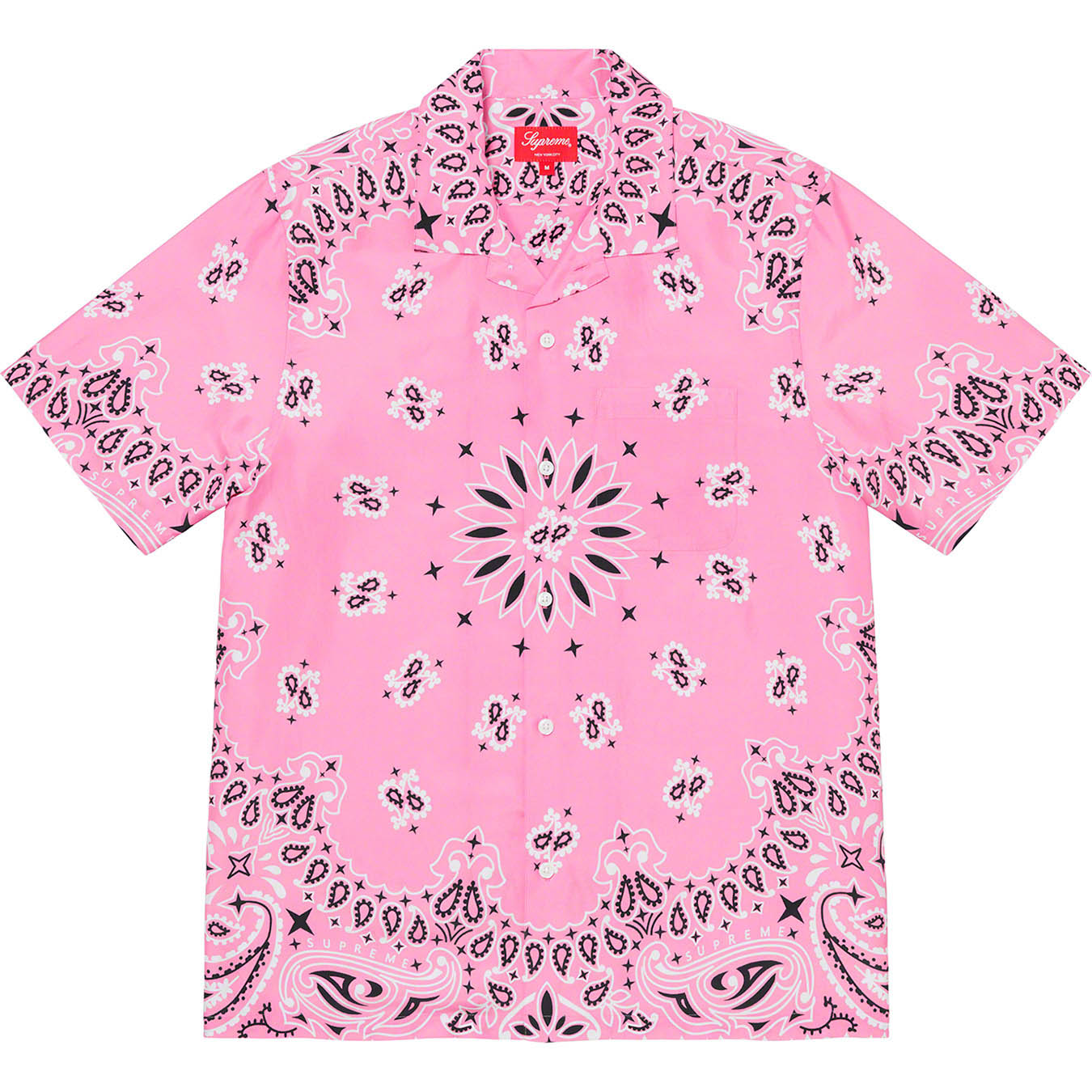 Supreme Bandana Silk S/S Shirt