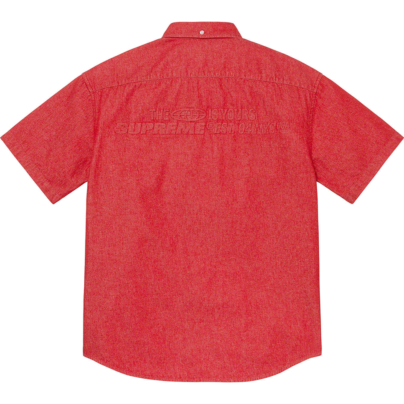 Supreme Embossed Denim S/S Shirt