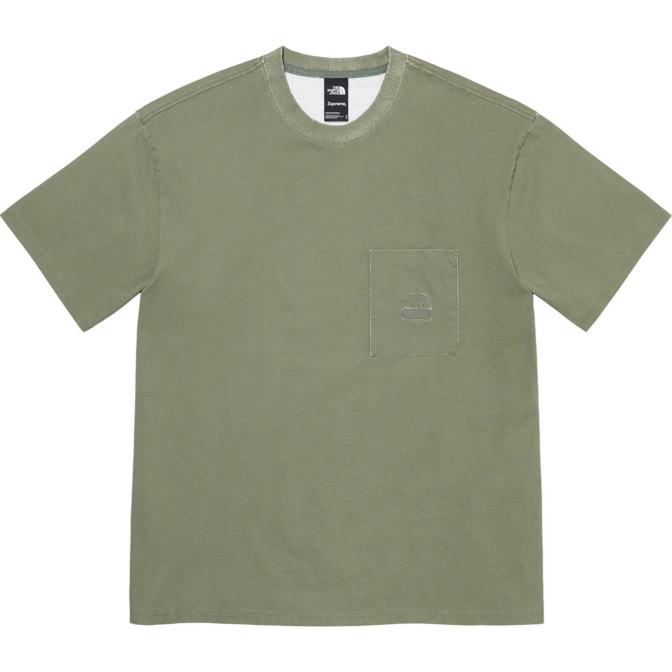 Supreme®/The North Face® Pigment Printed Pocket Tee