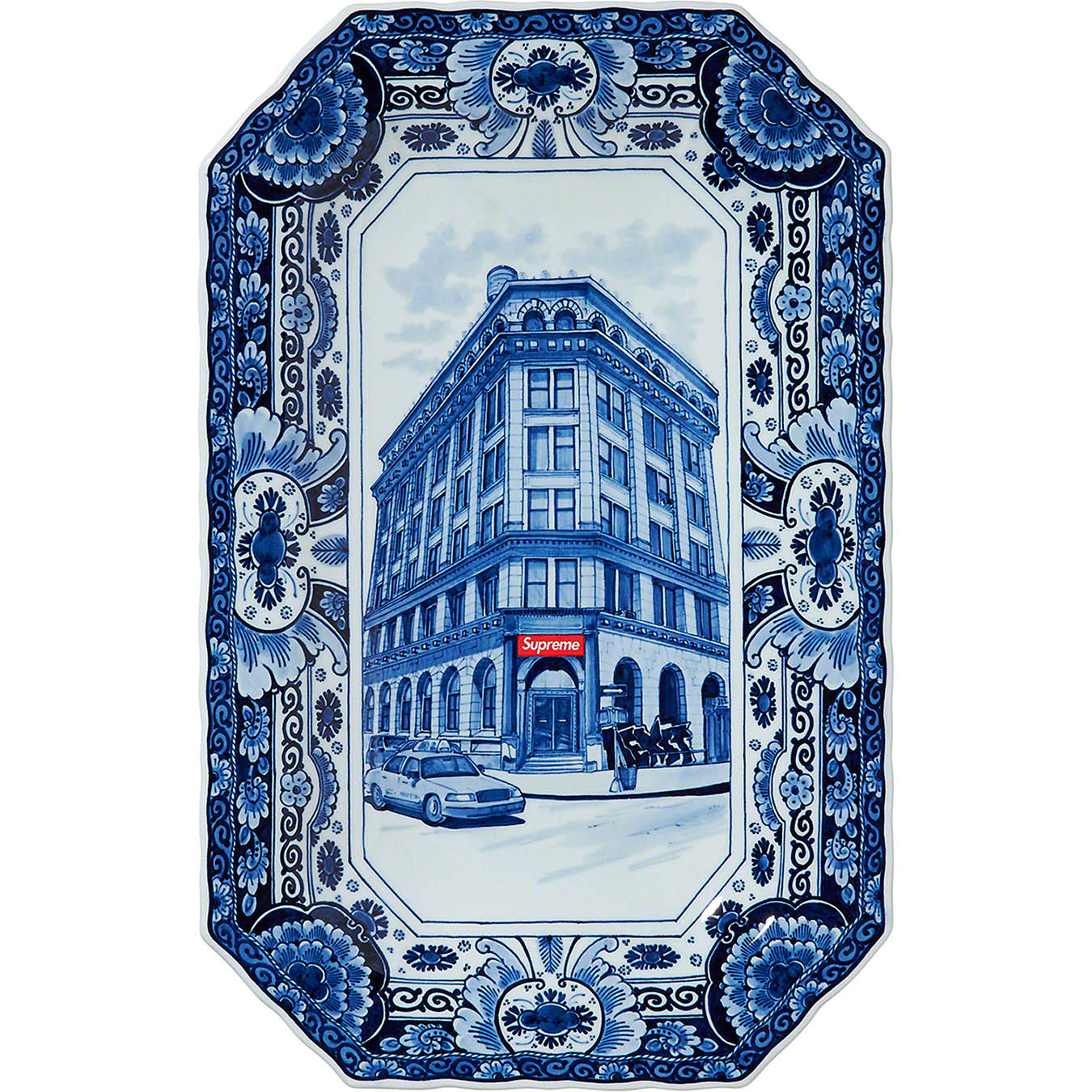 Supreme®/Royal Delft Hand-Painted 190 Bowery Large Plate