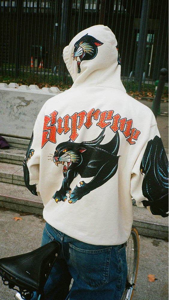 Panther Zip Up Hooded Sweatshirt | Supreme 21ss