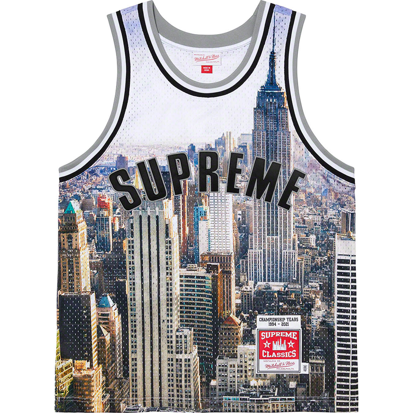 Supreme®/Mitchell & Ness® Basketball Jersey | Supreme 21ss