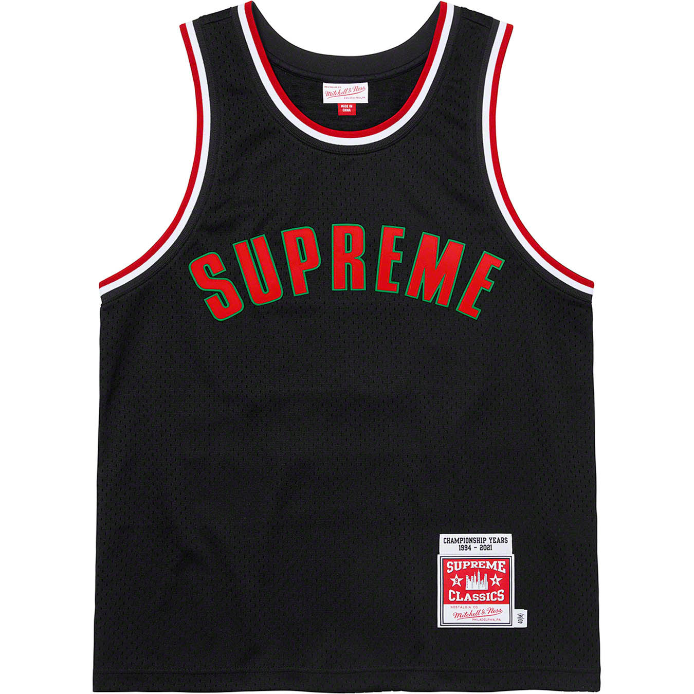 Supreme®/Mitchell & Ness® Basketball Jersey | Supreme 21ss