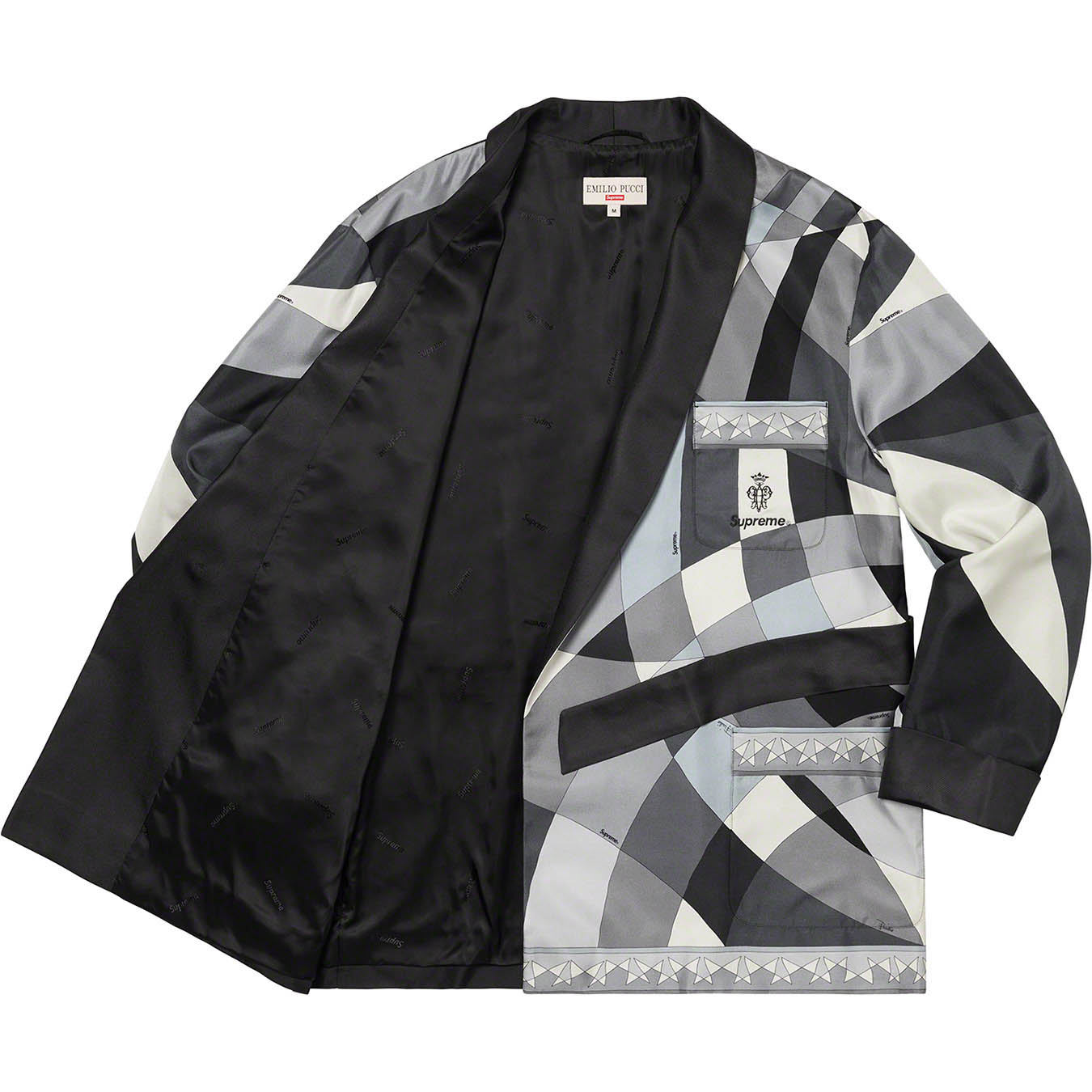 Supreme®/Emilio Pucci® Silk Smoking Jacket