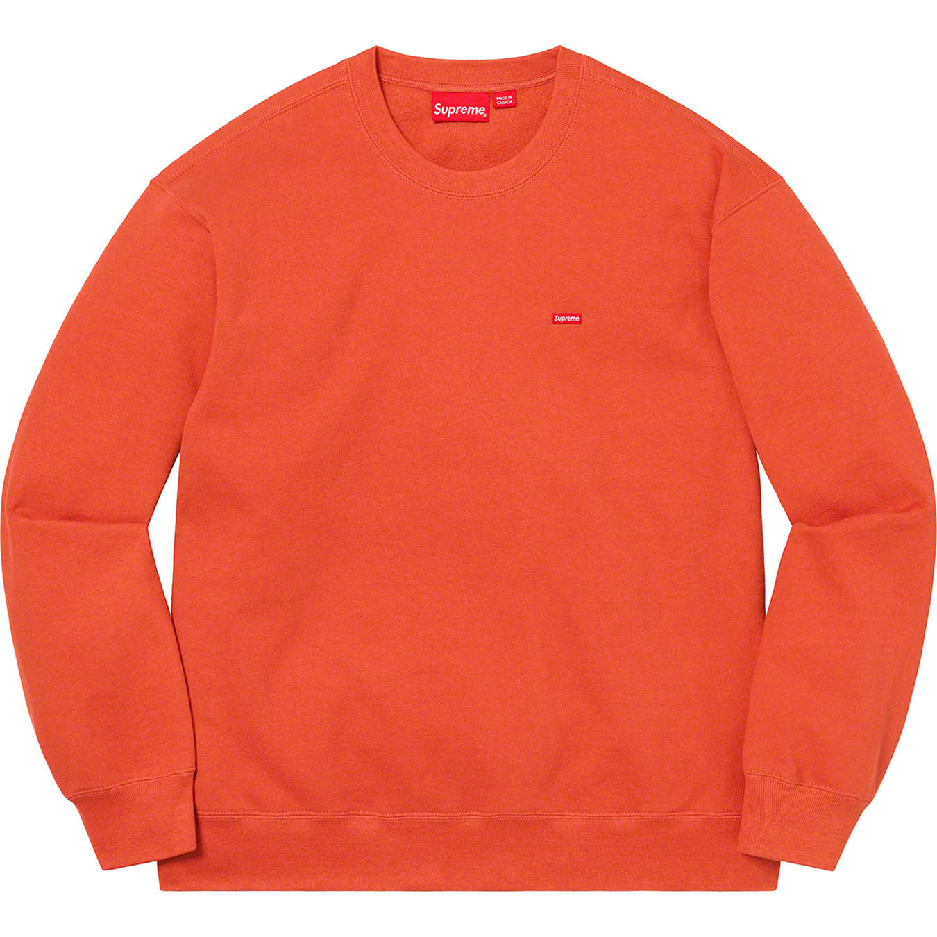 Small Box Crewneck/スモールボックスロゴ/スウェット/S/コットン/RED 