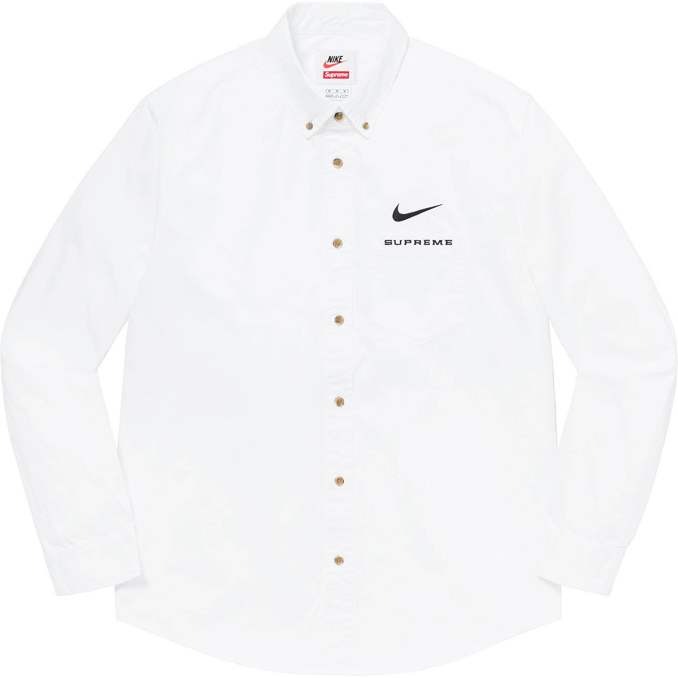 Supreme®/Nike® Cotton Twill Shirt | Supreme 21ss
