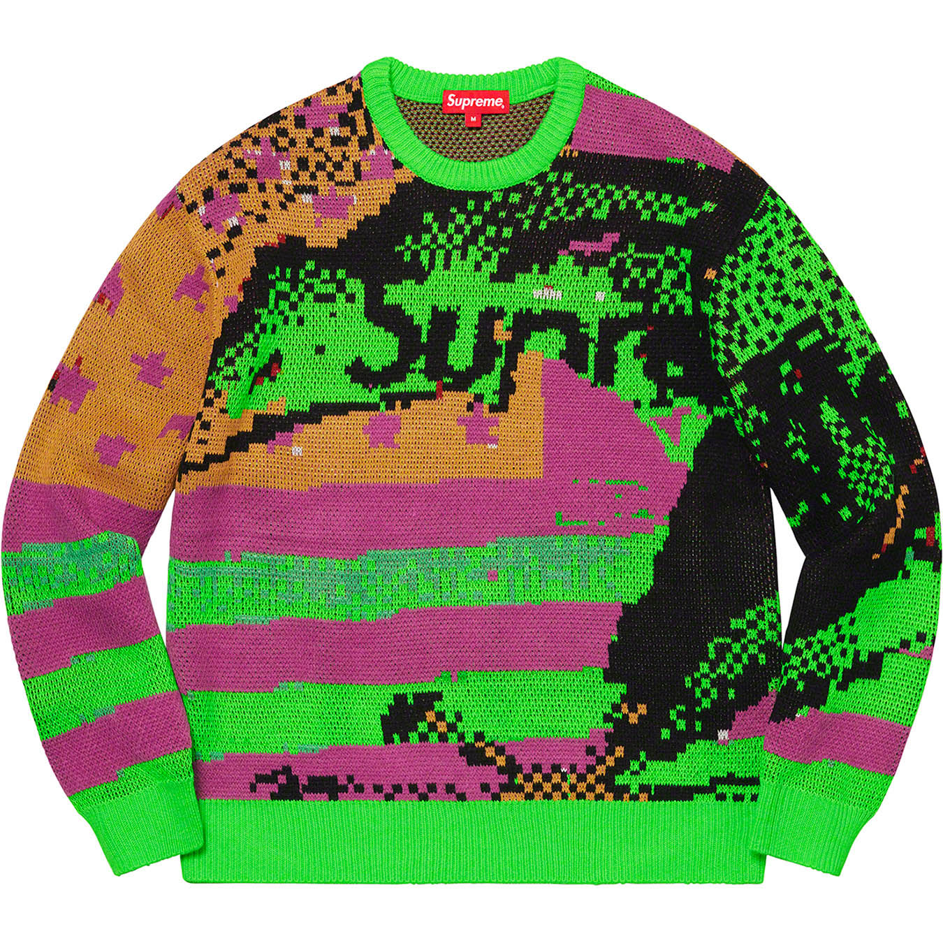 Digital Flag Sweater | Supreme 21ss